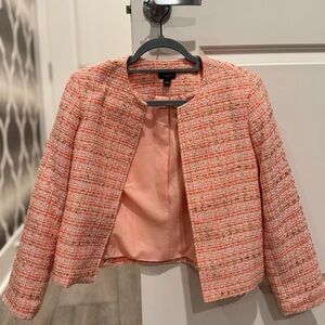 Ann Taylor Crop Tweed Jacket